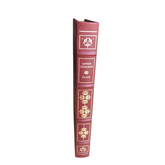 Anton Chekhov Greatest Plays Leather Bound Book Franklin Library Staging Props D - Picture 8 of 16